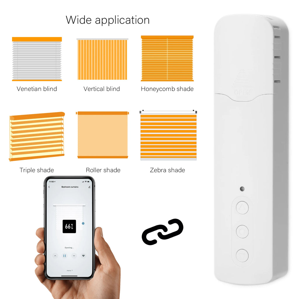 Smart WiFi Electric Curtain Motor - Voice Control for Alexa & Google Home