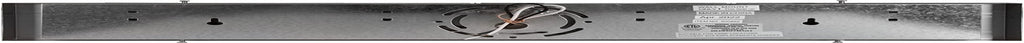 Vanity Lighting, Steel Construction, 4 Vanity Lights, Dimmable, Uses Four 60W Bulbs, Polished Chrome, 24.0 In. W X 4.3 In. H X 2.0 In. D, 500892