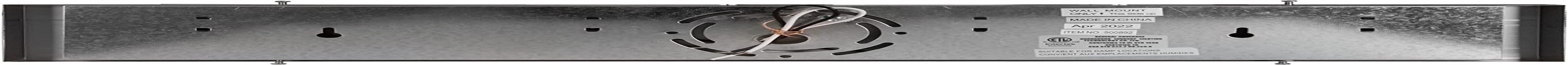 Vanity Lighting, Steel Construction, 4 Vanity Lights, Dimmable, Uses Four 60W Bulbs, Polished Chrome, 24.0 In. W X 4.3 In. H X 2.0 In. D, 500892