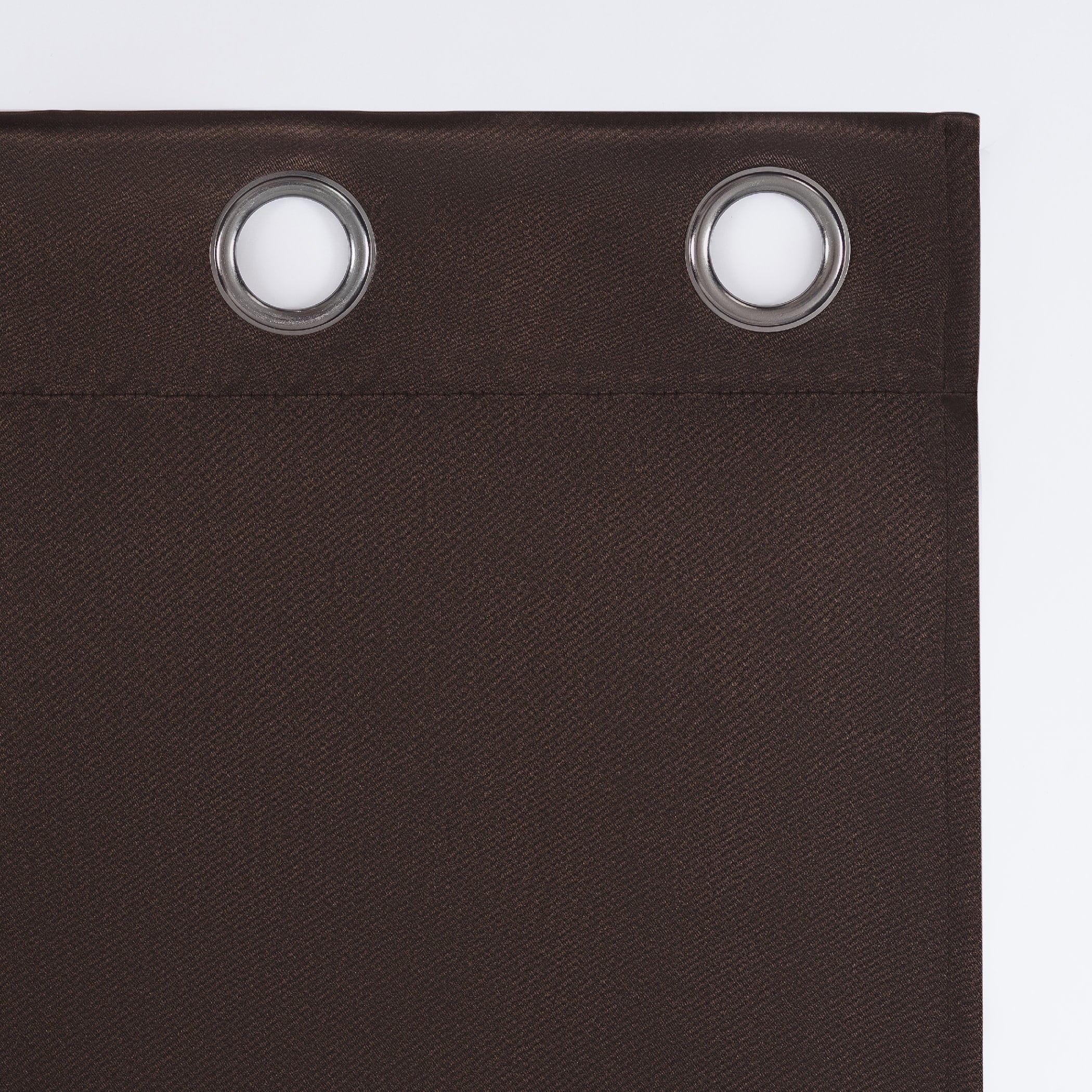 Oslo Extreme 100% Blackout Grommet Curtain Panel, 52"X95", Dark Chocolate, 1-Piece Single Panel